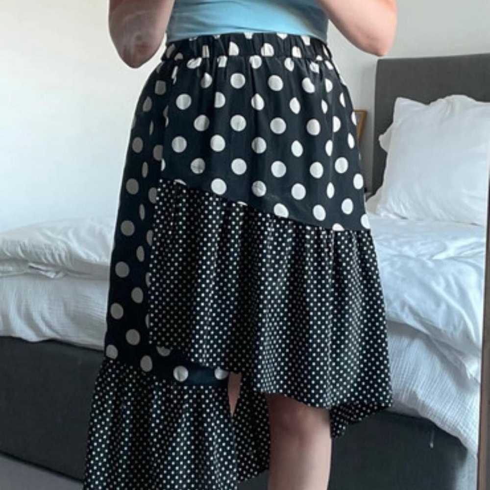 Polka dot skirt
